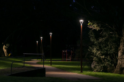 Rushton Park lighting project