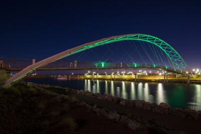 exmouth-canal-footbridge lighting project