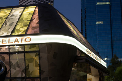 Gusto Gelato lighting project