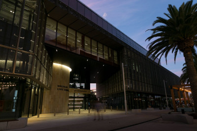 King Square Fremantle lighting project